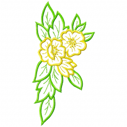 Flowers And Tree Embroidery Design 1 Flowers And Tree Embroidery Design 1